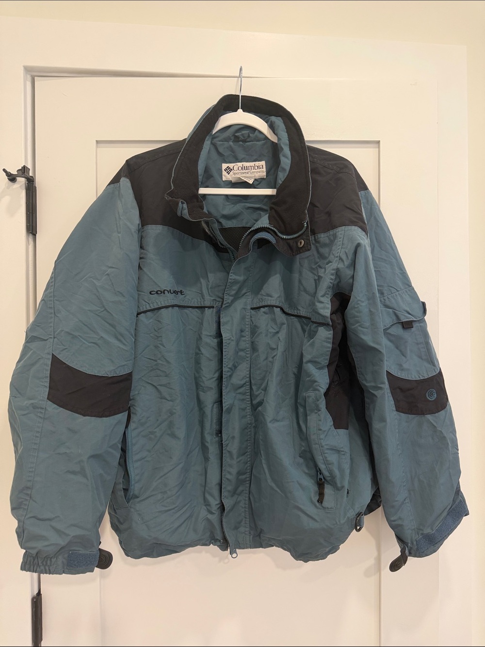 Vintage Columbia Convert Men’s Large Colorblock Outdoor Jacket 90s